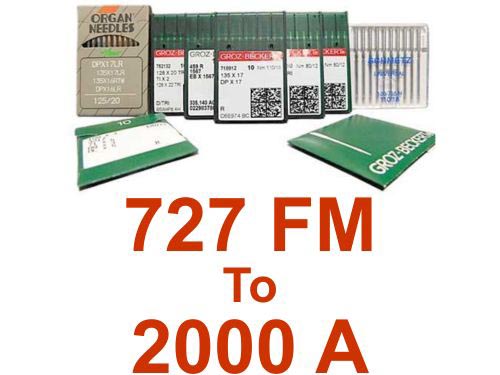 Needle Systems 727 FM To 2000 A